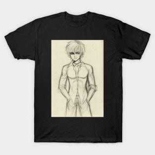 Sketch of a handsome boy T-Shirt